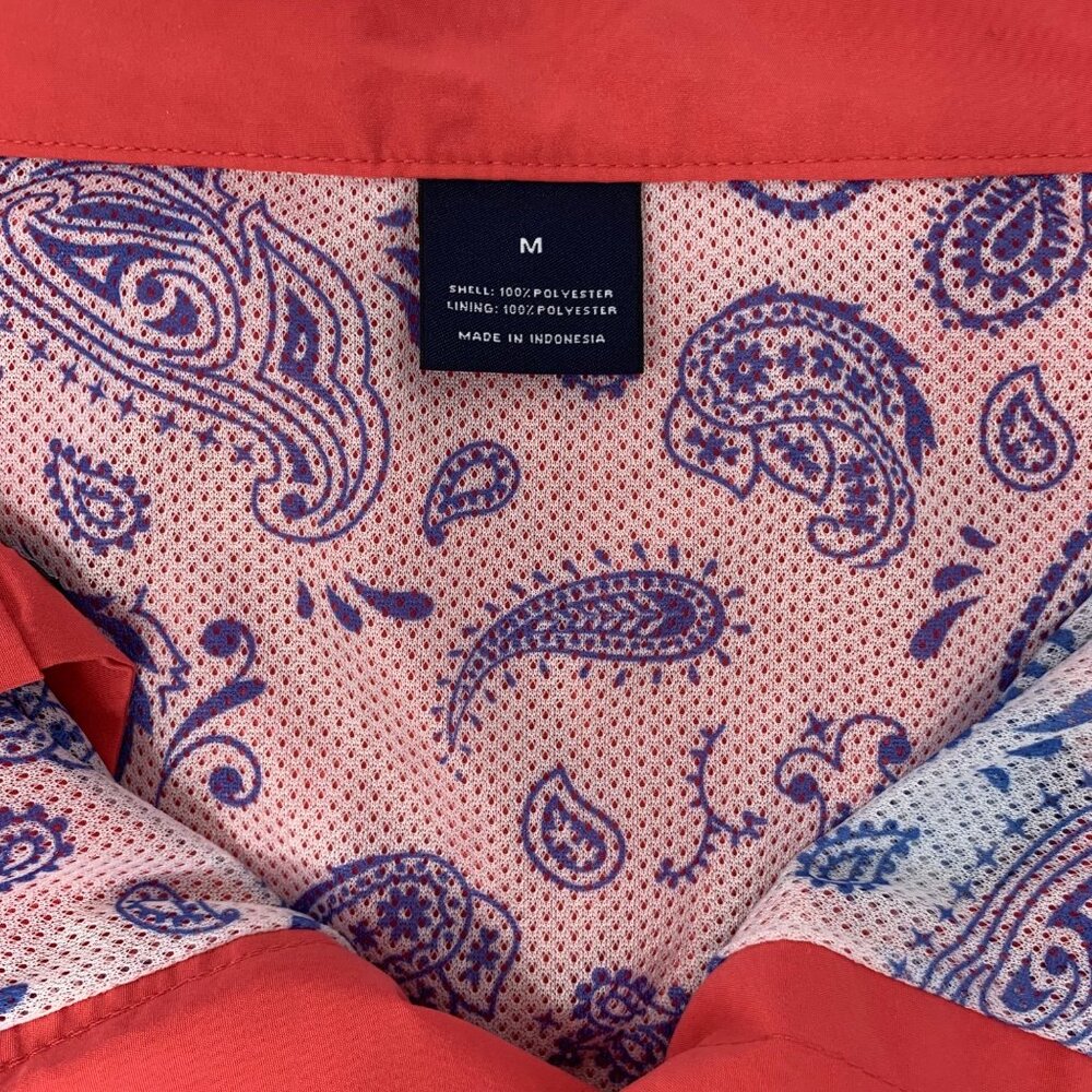 Daniel Cremieux Red/Orange Mesh Lined Men's Swimwear Size Medium - Picture 4 of 9